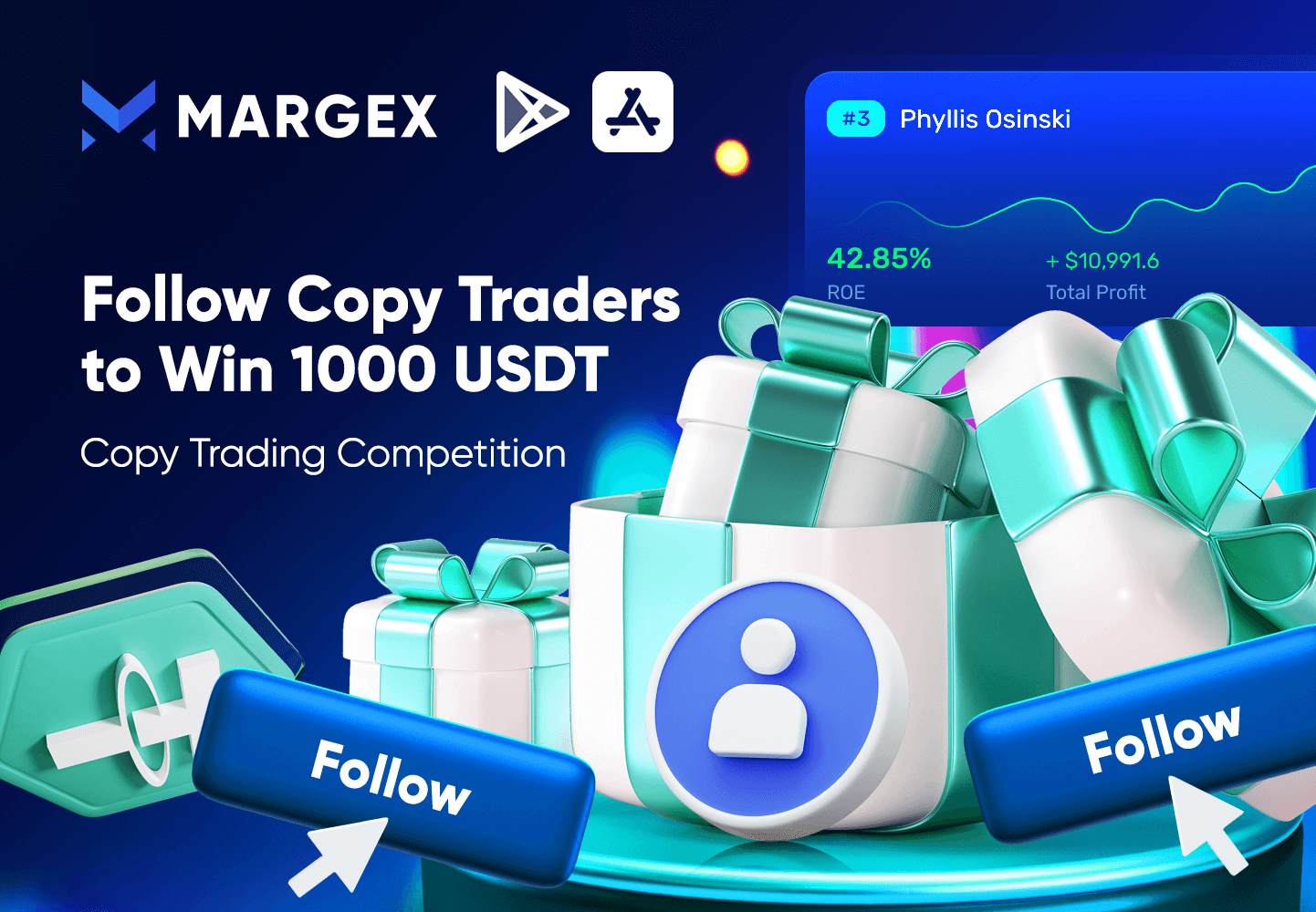 Copy Trading Mastery: Follow, Prosper, and Win 1000 USDT!