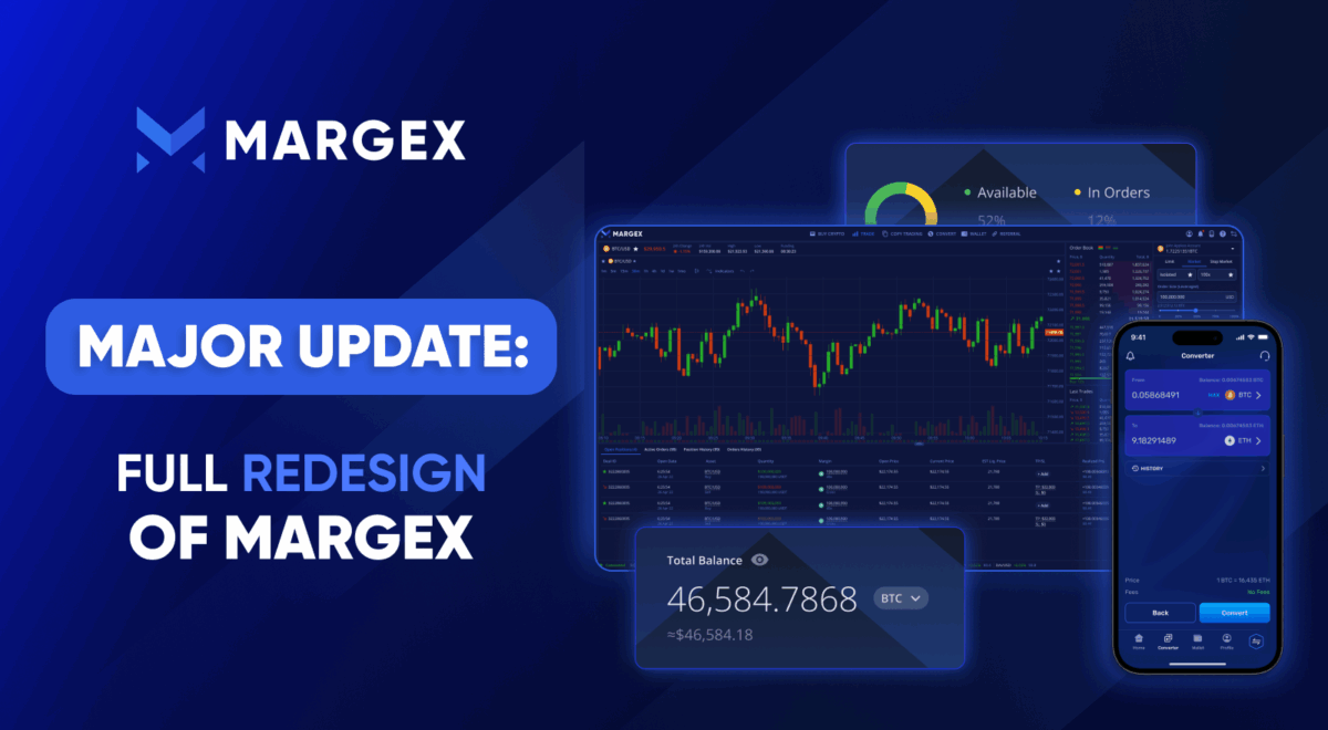 Margex 2.0 estreia-se com um novo design de plataforma de negociação