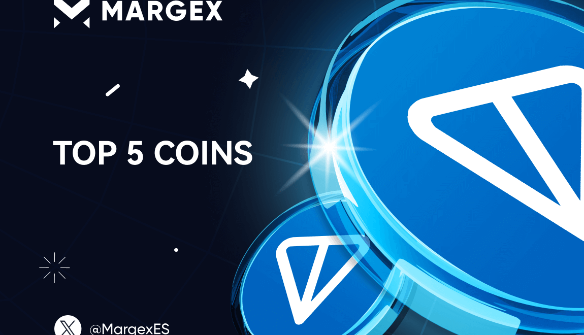 Las 5 mejores monedas de la cadena TON