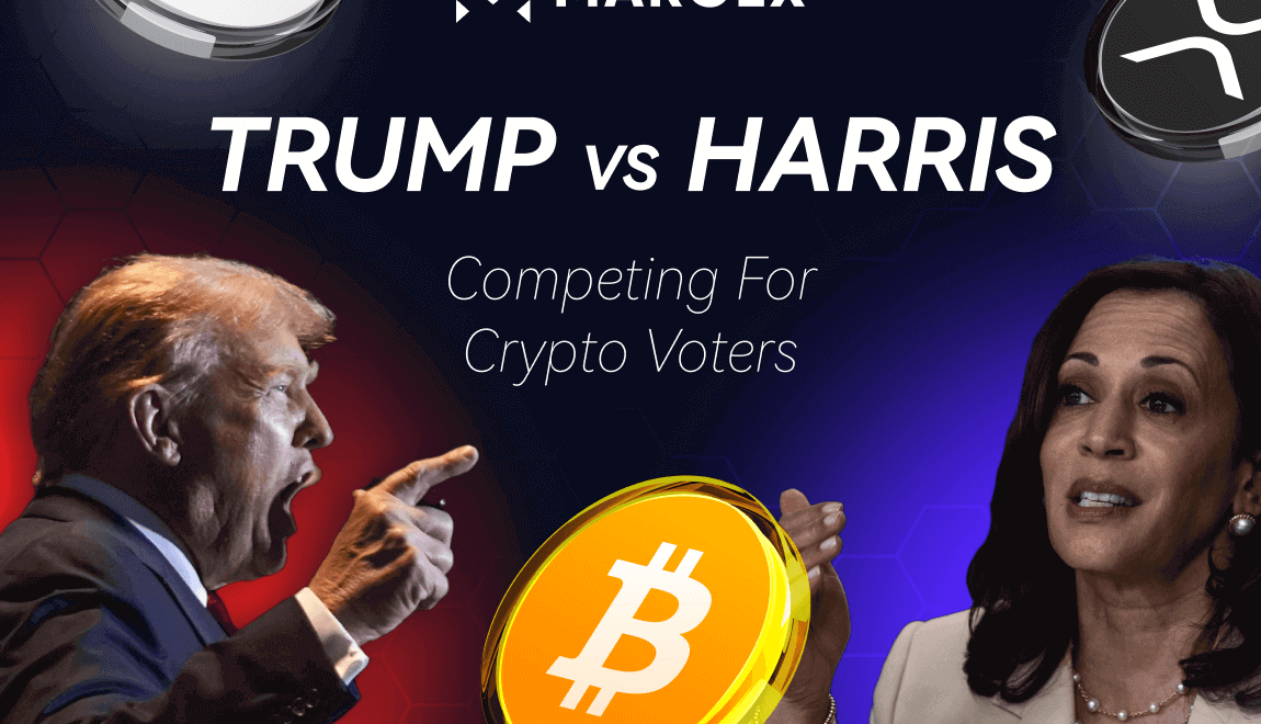 Course présidentielle américaine : Trump contre Harries, les deux pariant sur les électeurs crypto