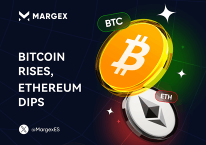 Bitcoin se recupera del soporte de $54,000 mientras Ethereum cae por debajo de $2,300 en medio de datos de NFP