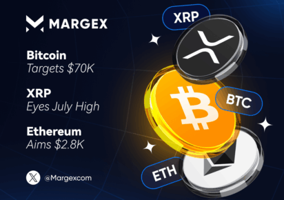 Bitcoin Bulls Aim for $70,000, XRP Eyes July High Break, and Ethereum Targets $2,817 Amid Rising Fees