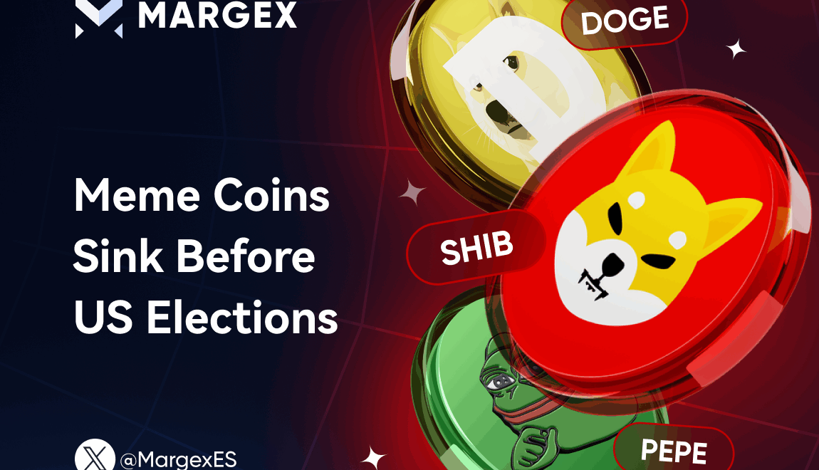 Las monedas meme se hunden en el mercado verde antes de las elecciones estadounidenses
