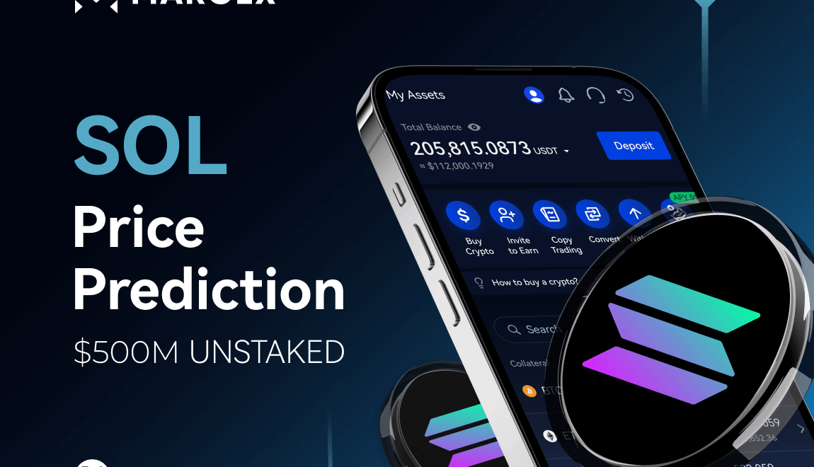 Previsione del prezzo di Solana: 500 milioni di $ di SOL non puntati innescano la volatilità del mercato