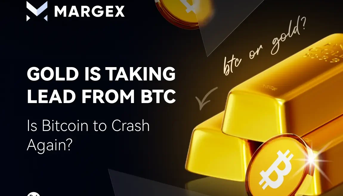 El oro está tomando la delantera al BTC. ¿Va a volver a caer el Bitcoin?