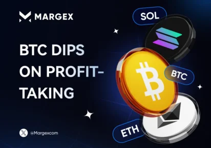BTC cai devido à realização de lucros, ETH se recupera com notícias sobre US$ 425 milhões