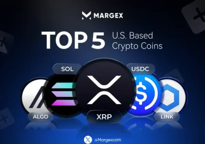As 5 principais criptomoedas sediadas nos EUA
