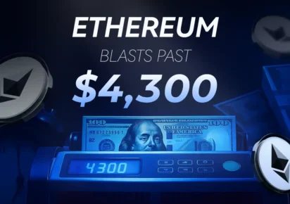 Ethereum Breaks $4,300, Now, When Is $10,000?