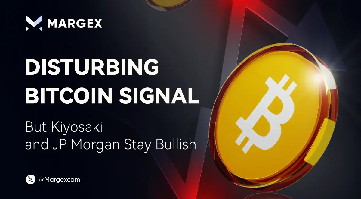 Sinal preocupante para o Bitcoin, mas Robert Kiyosaki e JP Morgan continuam otimistas