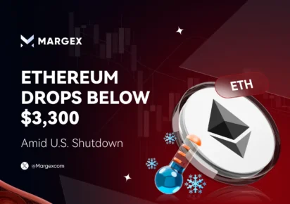 Ethereum Crashes Below $3,300 As US Government Faces Longest Shutdown in History