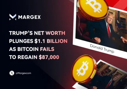 Trump’s Net Worth Plunges $1.1 Billion as Bitcoin Fails to Regain $87,000